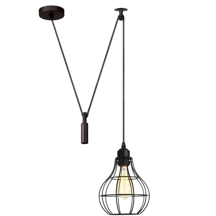 Metal Ceiling Light Hanging Pendant Lamp Retro Industrial Vintage Light