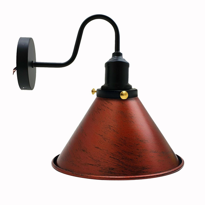 Industrial Metal Wall Light Fitting Vintage Cone shape Wall Sconce