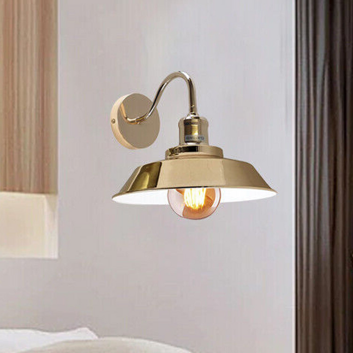 Chrome Wall Lights Sconces For Indoors Industrial Wall Mounted Light