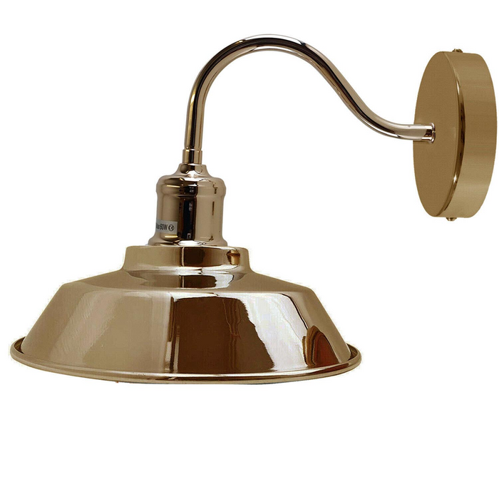 Chrome Wall Lights Sconces For Indoors Industrial Wall Mounted Light