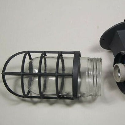 Industrial Wall Light | Grace | Cage Light | Black | 2 Pack