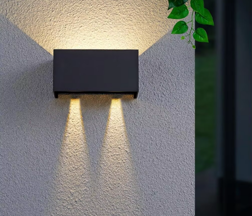 Modern 24W LED Wall Lamp – Waterproof Up & Down Lighting for Indoor & Outdoor Use, IP65 Aluminum Wall Light