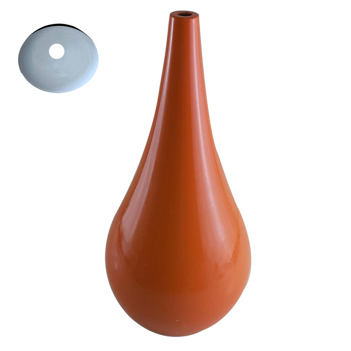 Industriële vintage Tear Drop Orange Color Beat Style hanglamp E27 houder