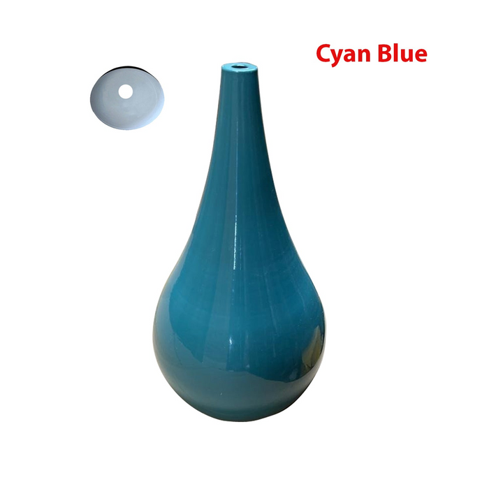 Industriële vintage Tear Drop Cyan Blue Color Beat Style hanglamp E27 houder