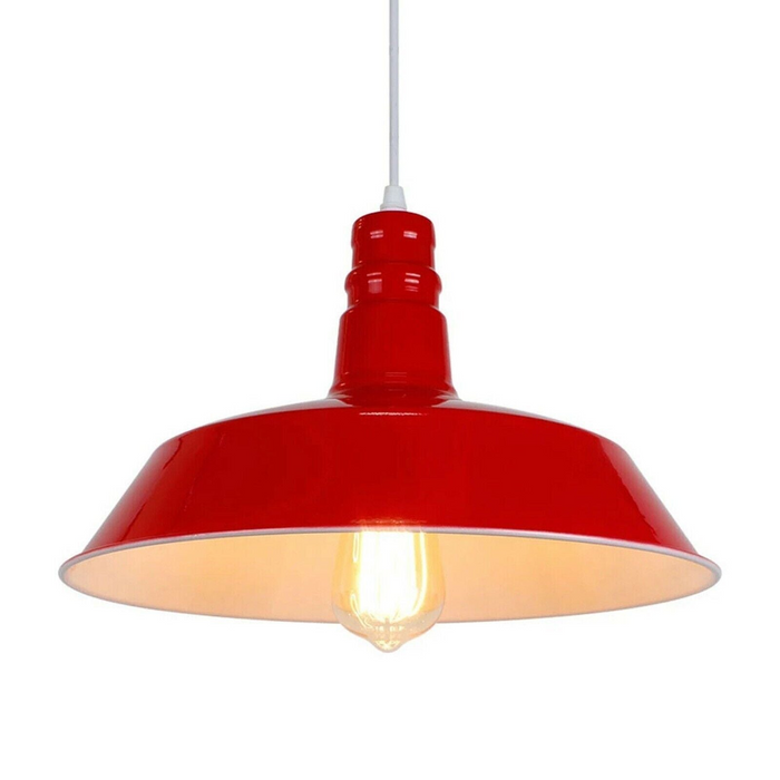 Modern adjustable Hanging bowl Red pendant  Lamp E27 holder