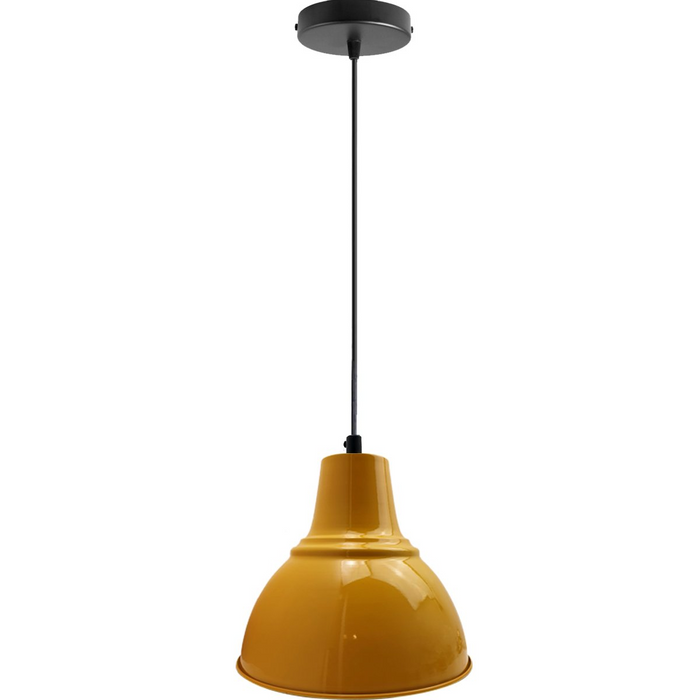 Vintage Industrial Ceiling Pendant Light Retro Loft Style Metal Shade Lamp