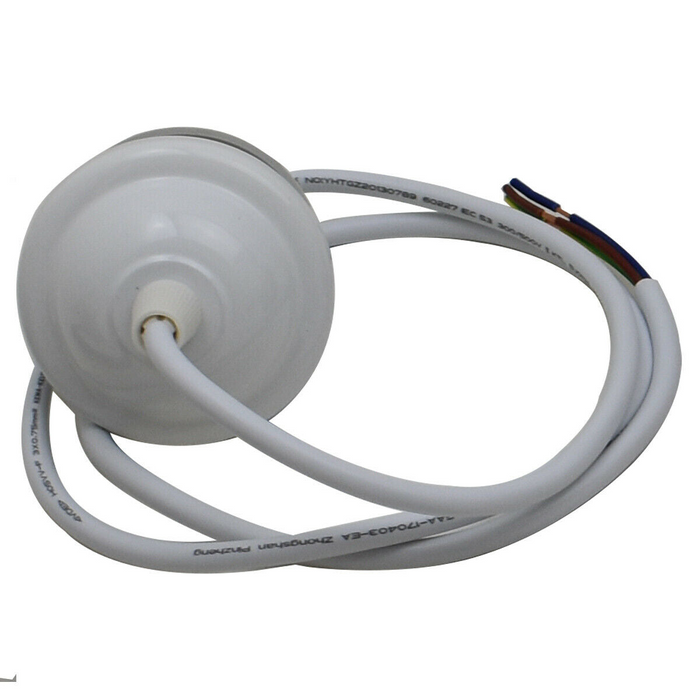 E27 Plafondrozet Wit Licht PVC Flex Hanglamphouder Fitting