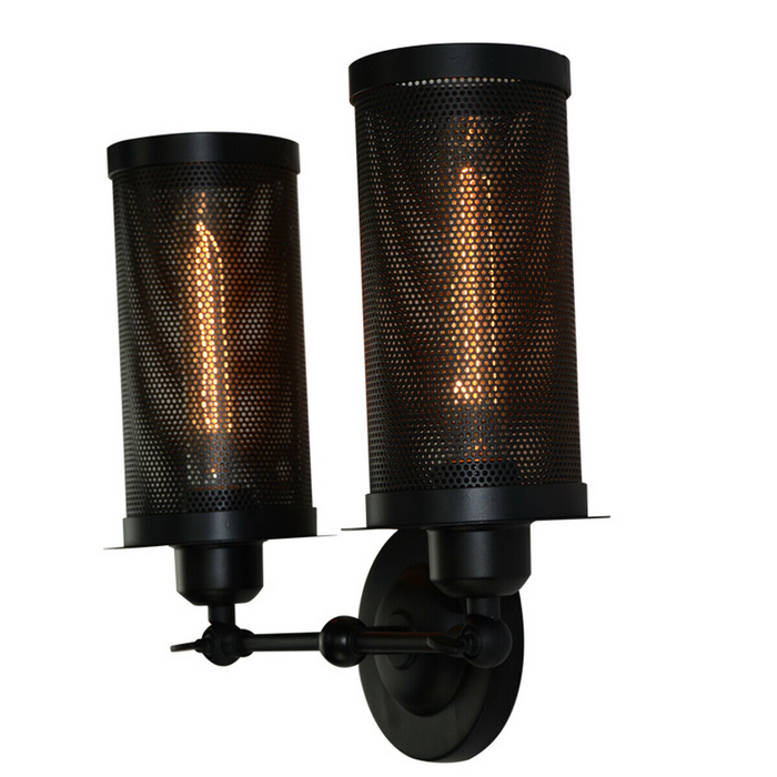 Vintage metalen wandlamp binnen schansverlichting nachtkastje/gangpadlamp verstelbaar armatuur