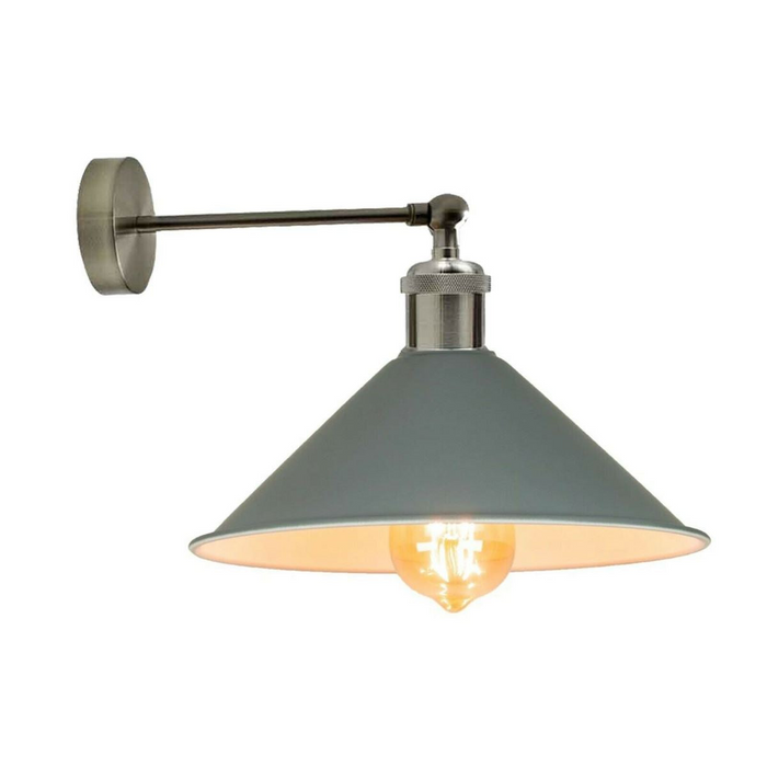 Industrial Grey Colour Wall Lamp Retro Light Vintage Wall Sconce Lights