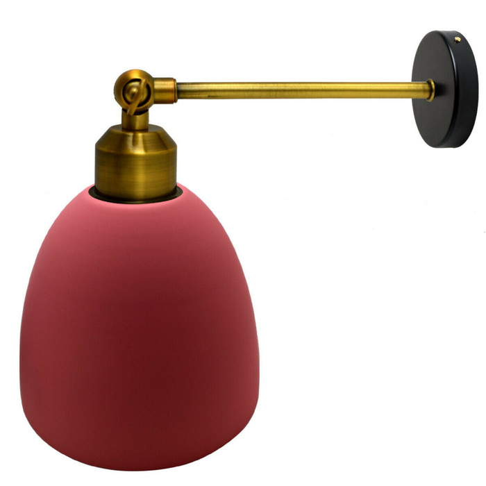Moderne roze kleur creatieve persoonlijkheid Metalen wandlamp lampenkappen