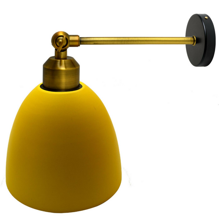 Modern yellow colour creative personality Metal Wall Light Lamp Shades