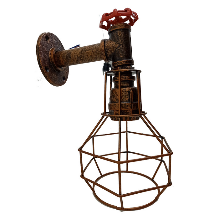 Wall Lights Metal Waterpipe Vintage Modern Industrial Rustic Steampunk UK