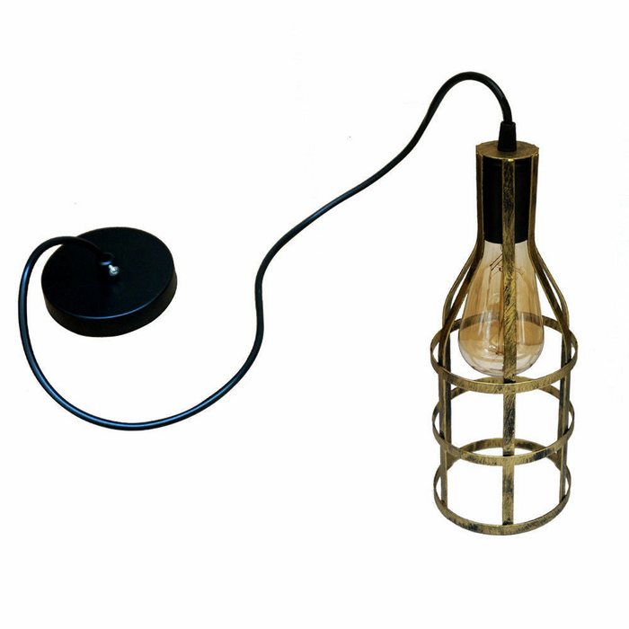 Vintage draadkooi industriële retro hangende hanglamp keuken plafondverlichting