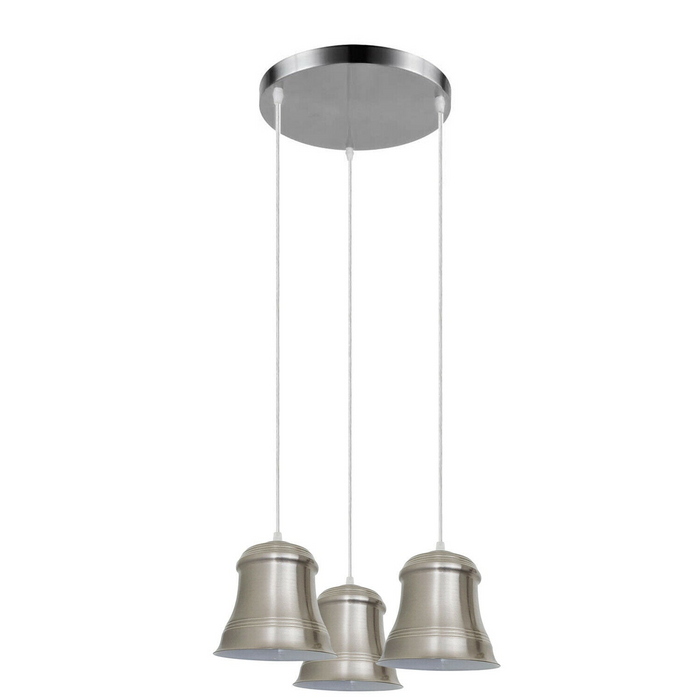 Vintage industriële 3-kops E27 hangende moderne plafondhanglamp lampenkap