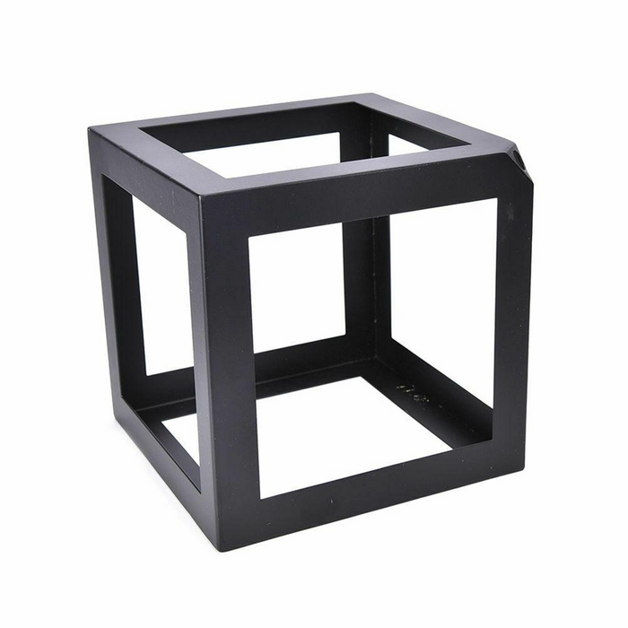 Black Modern Metal Cage Industrial Square Wire Frame