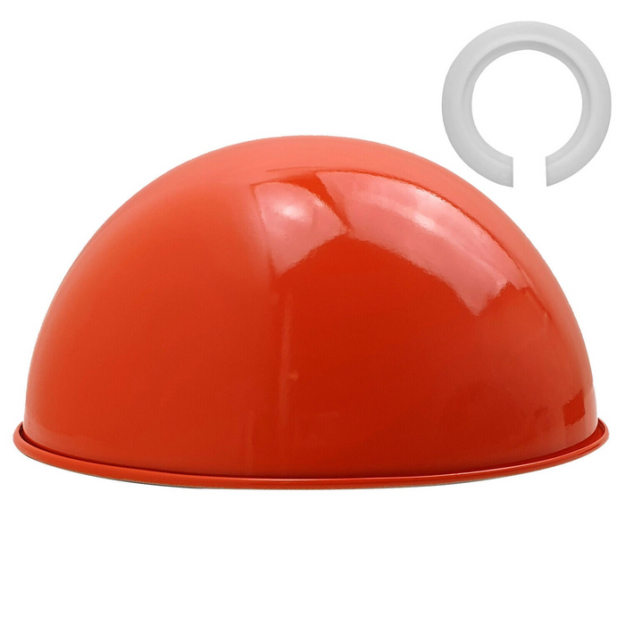 Orange Metal Cylinder Dome Light Shade Lamp shade ceiling light