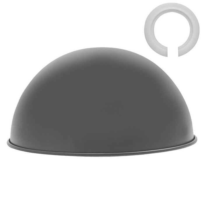 Metal Dome Grey Light Shades Retro Modern Ceiling Pendant Lampshades