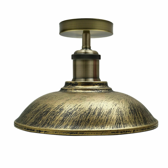 Industriële vintage stijl rustieke metalen inbouwlampen