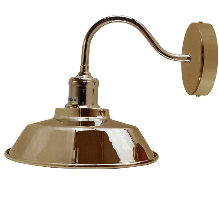Franse gouden retro vintage lichte schaduw plafond industriële wandlampen schanslamp