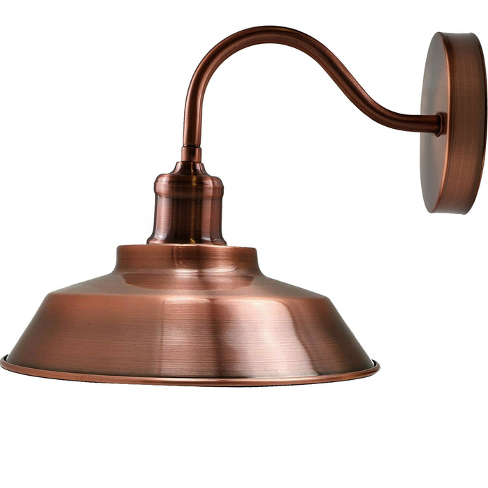 Copper Indoor Industrial Wall Light Modern Wall Sconce Fittings E27 Socket