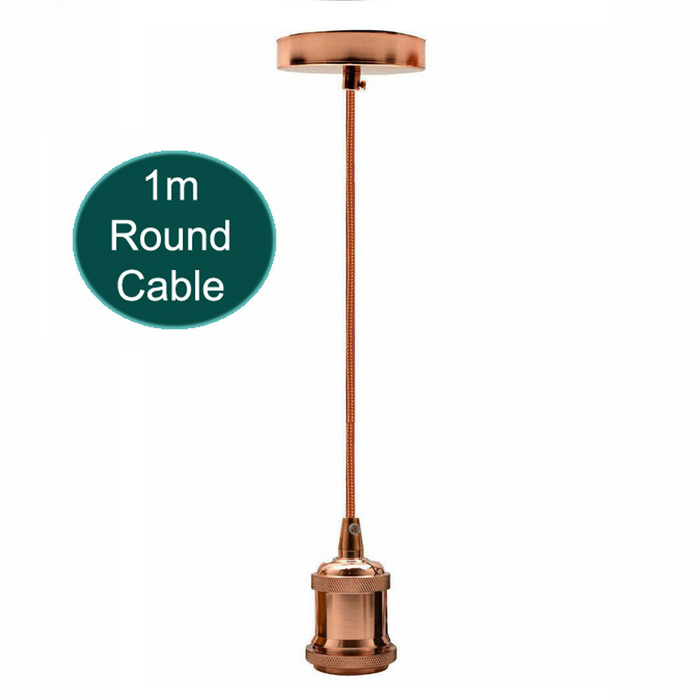 1m Rose Gold Pendant Holder Kit