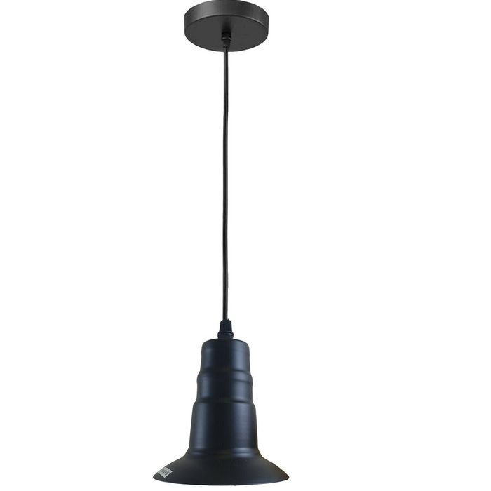 Black Ceiling Light Fitting Industrial Pendant Lamp Bulb Holder