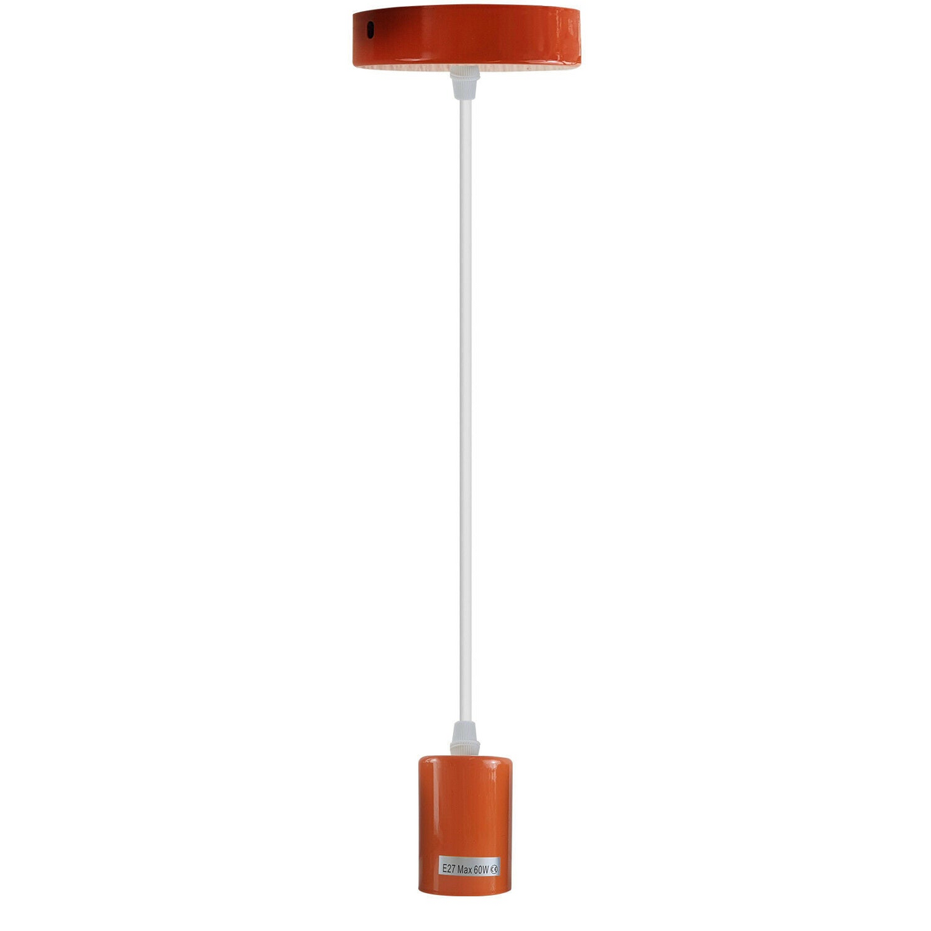 Oranje hanglampen