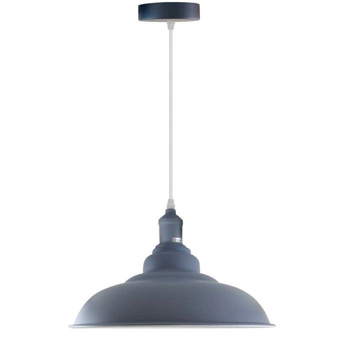 Kleuren industriële retro loft metalen plafondlampenkap hanglamp