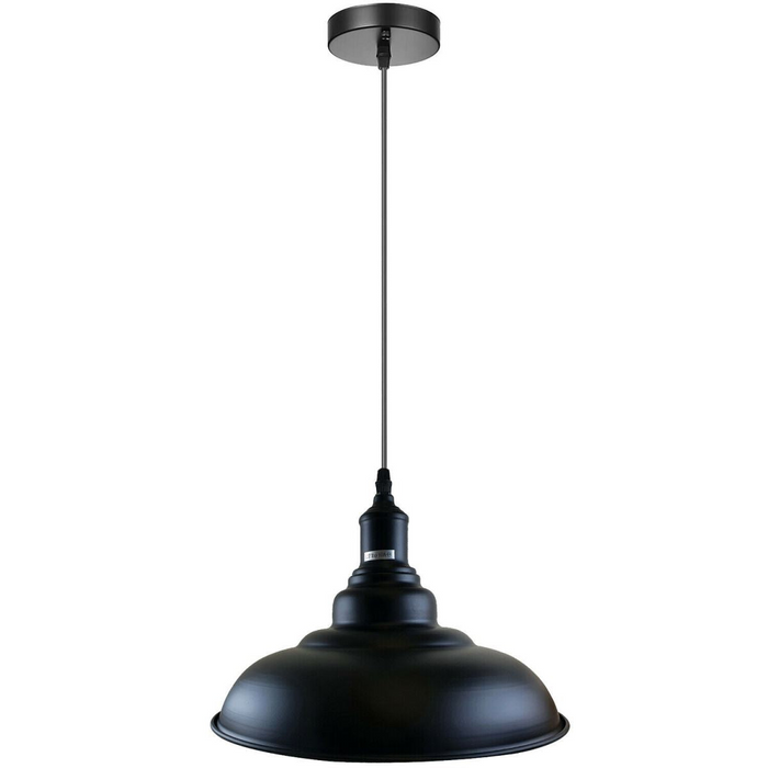 Kleuren industriële retro loft metalen plafondlampenkap hanglamp