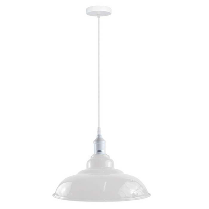 Kleuren industriële retro loft metalen plafondlampenkap hanglamp