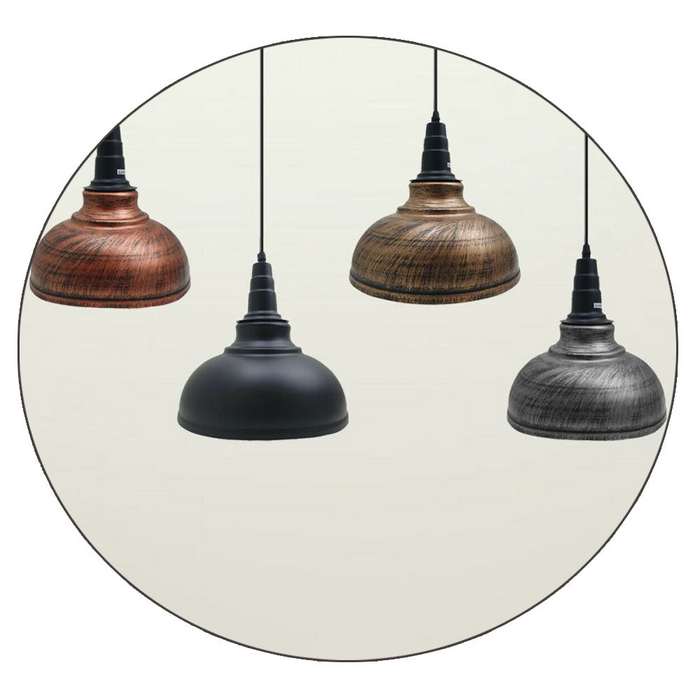 Curvy Pendant Lighting Metal Industrial Vintage Hanging Ceiling