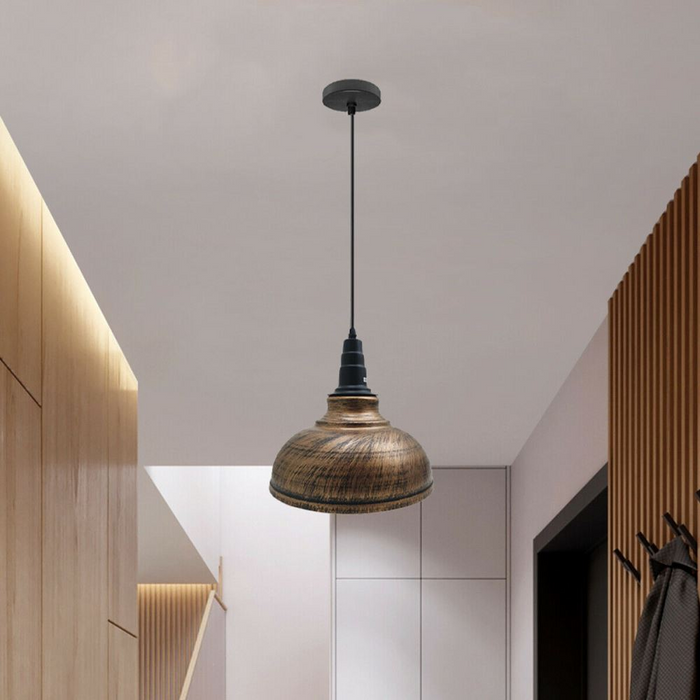 Curvy Pendant Lighting Metal Industrial Vintage Hanging Ceiling