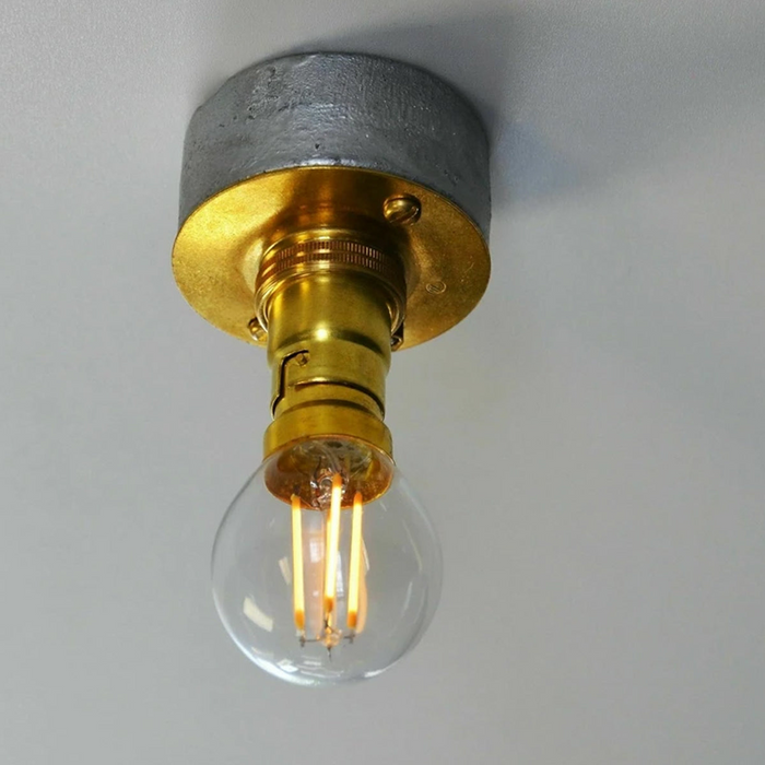 Industriële vintage stijl wand- of plafondlamp B22 Bar Conduits Light