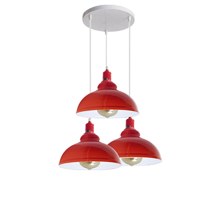 Industrial Retro Pendant Light Shade Suspended Ceiling Lights Style Metal Lamp