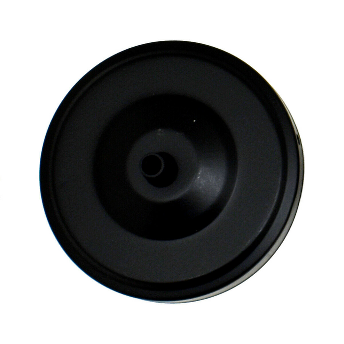 Zwarte kleur plafondkap 108 mm diameter vintage armatuur
