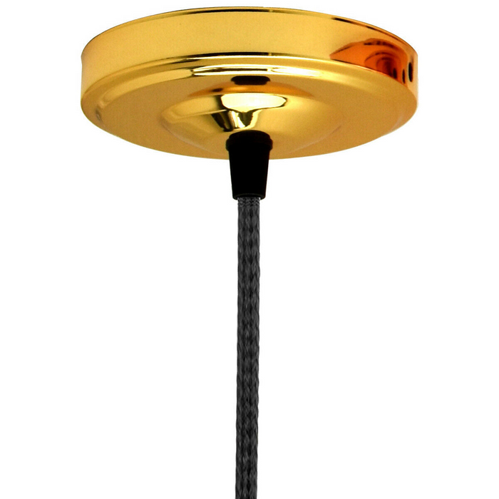 Franse gouden plafondroos 108 mm diameter vintage armatuur