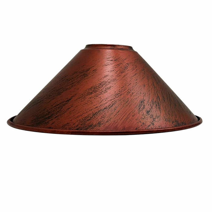 220mm x 10cm Cone Light Shades Metal Easy Fit Ceiling Pendant Hanging Wall Lampshade