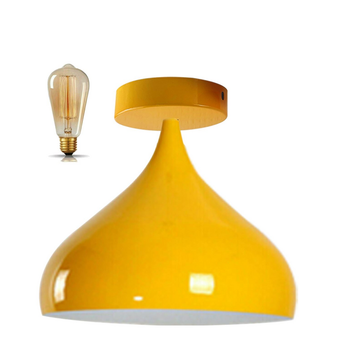 Vintage Retro Industrieel Licht Plafond Moskee Schaduw Loft Eiland Metalen Lamp E27 Basis