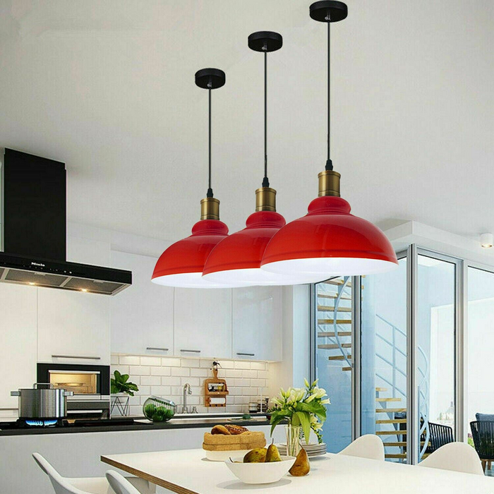 Vintage Industrial Metal Ceiling Pendant Shade Modern Hanging Retro Lights