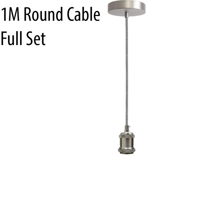 Retro industriële vintage hanglamp plafondkap fitting E27 lamphouder voor bar, slaapkamer, serre, eetkamer