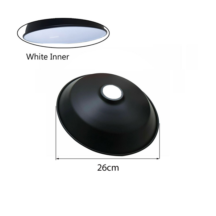 260 mm moderne kom metalen plafond hanglamp schaduw retro keuken lampenkap