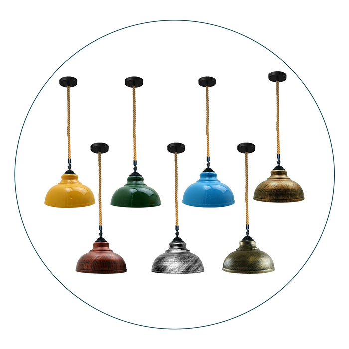 Retro Vintage Style Metal Ceiling Hanging Pendant Light