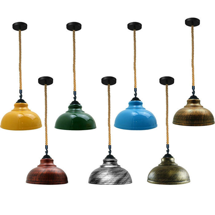 Retro Vintage Style Metal Ceiling Hanging Pendant Light