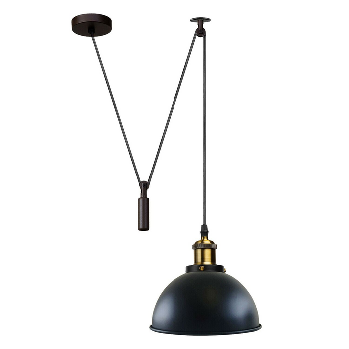 Retro Industrial Vintage Loft Adjustable Metal Pendant Ceiling Light