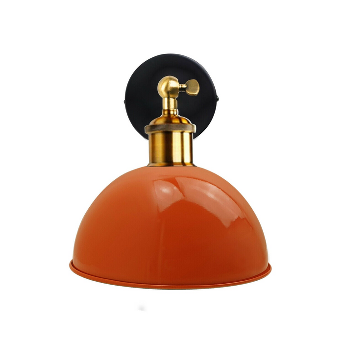 Orange Modern Retro Style Glossy Wall Sconce Wall Light Lamp Fixture