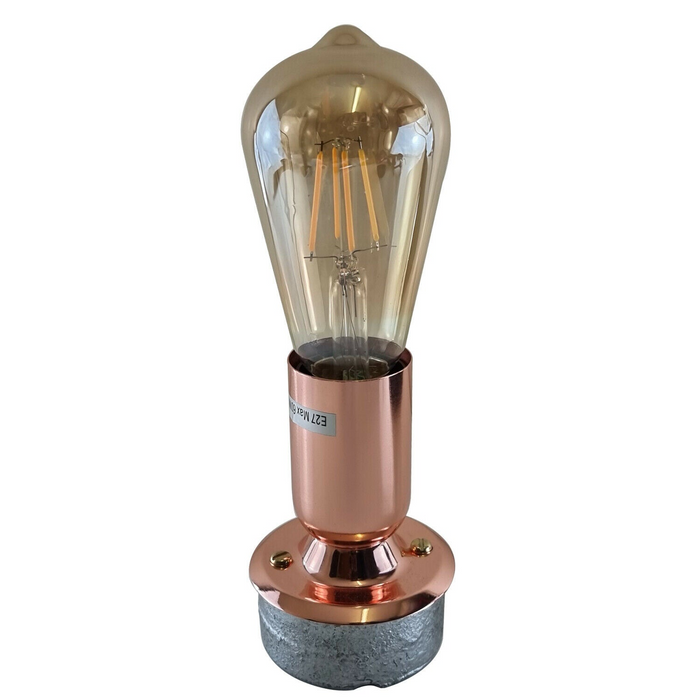 Moderne retro industriële vintage plafondlamp Conduit metalen inbouw E27 lamp