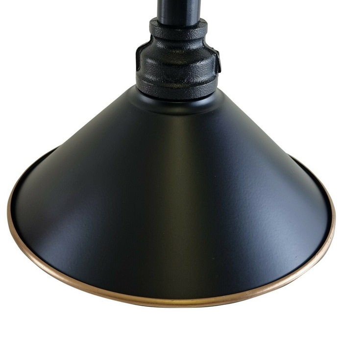 Industrial Vintage Retro Pipe Sconces Wall Light  dome black Shade Modern E27 UK