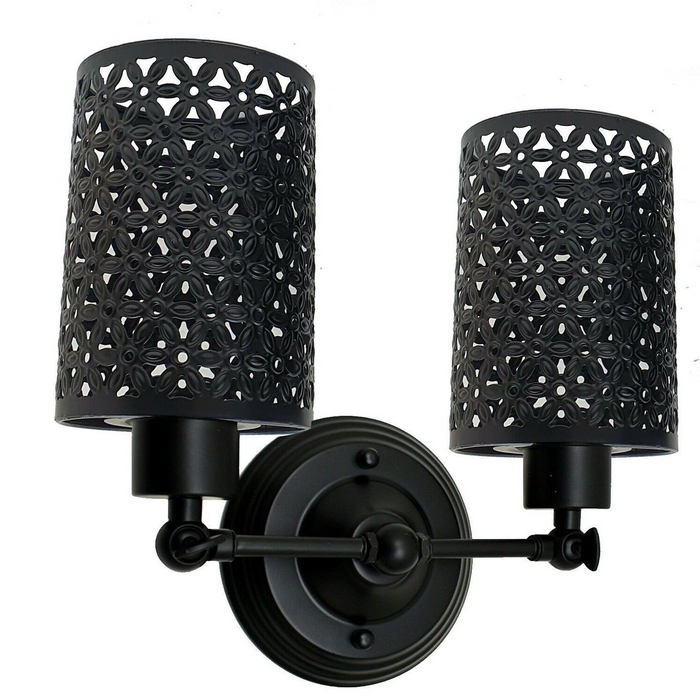 Moderne retro zwarte vintage industriële wandmontage verlichting rustieke wandkandelaar lampen armatuur