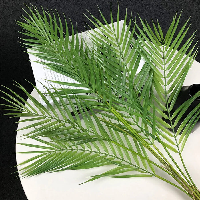 Large Artificial Palm Tree – 80-125cm Fake Monstera & Fern Plant for Outdoor, Home, Garden, and Office Decor