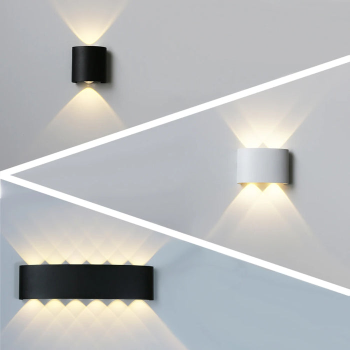 IP65 Waterproof LED Wall Lamp – Modern Outdoor and Indoor Wall Light for Garden, Bedroom, Living Room, and Stairs (AC86-265V)